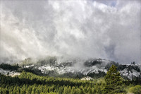 It snowed over night and covered the Warner Mountains, simply breathtaking.